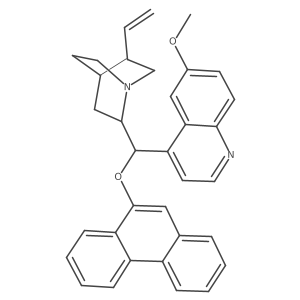 (8I+/-,9R)-6a(2)-Methoxy-9-(9-phenanthrenyloxy)cinchonan结构式