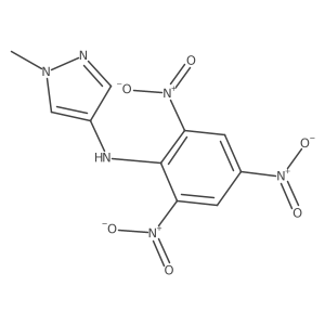 1-Methyl-N-(2,4,6-trinitrophenyl)-1H-pyrazol-4-amine结构式