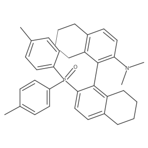 (1R)-(2'-(Dimethylamino)-5,5',6,6',7,7',8,8'-octahydro-[1,1'-binaphthalen]-2-yl)di-p-tolylphosphine oxide结构式