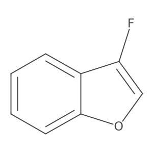 3-Fluoro-1-benzofuran结构式