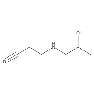 Propanenitrile, 3-((2-hydroxypropyl)amino Structure