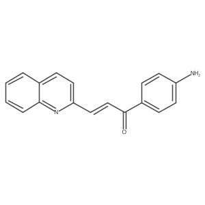 1-(4-Aminophenyl)-3-(2-quinolinyl)-2-propen-1-one Structure