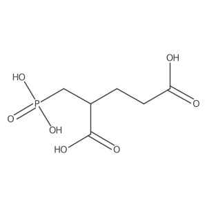 (2R)-2-(phosphonomethyl)pentanedioic acid Structure