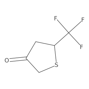 5-(Trifluoromethyl)thiolan-3-one Structure