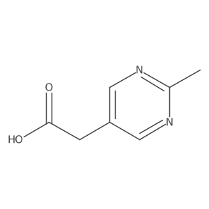 2-(2-Methylpyrimidin-5-yl)acetic acid结构式