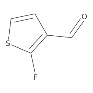 2-Fluorothiophene-3-carbaldehyde结构式
