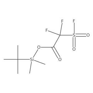 Tert-butyldimethylsilyl fluorosulfonyldifluoroacetate Structure
