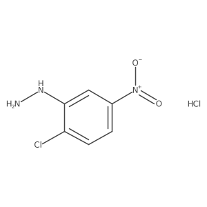 2-Chloro-5-nitrophenylhydrazine hydrochloride结构式