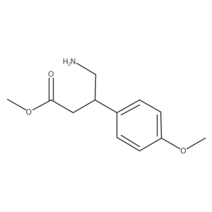 Methyl 4-amino-3-(4-methoxyphenyl)butanoate Structure