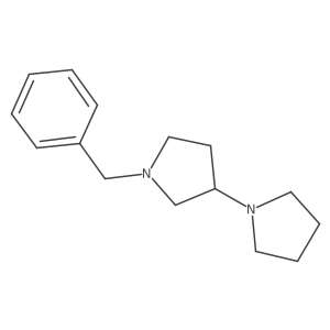 (S)-1-benzyl-3-(1-pyrrolidinyl)pyrrolidine Structure