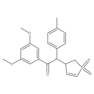 N-(1,1-dioxido-2,3-dihydrothiophen-3-yl)-3,5-dimethoxy-N-(p-tolyl)benzamide Structure