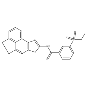 N-(4,5-dihydroacenaphtho[5,4-d]thiazol-8-yl)-3-(ethylsulfonyl)benzamide结构式