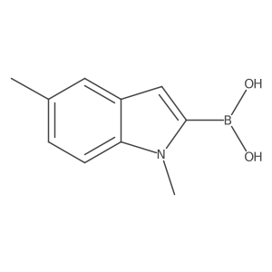 1,5-dimethyl-1H-indole-2-boronic acid Structure