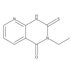 3-ethyl-2-mercaptopyrido[2,3-d]pyrimidin-4(3H)-one结构式