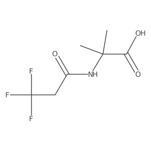 Alanine, 2-methyl-N-(3,3,3-trifluoro-1-oxopropyl)- Structure
