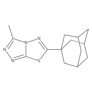 6-(1-Adamantyl)-3-methyl[1,2,4]triazolo[3,4-b][1,3,4]thiadiazole Structure