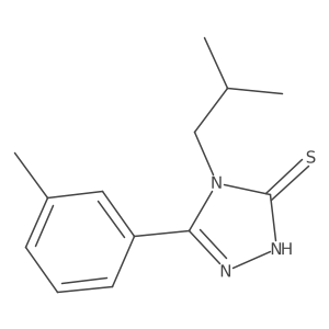 4-Isobutyl-5-m-tolyl-4H-[1,2,4]triazole-3-thiol Structure