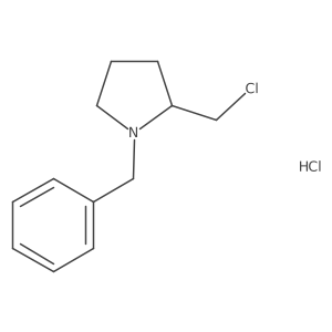 (2S)-1-benzyl-2-(chloromethyl)pyrrolidine hydrochloride结构式