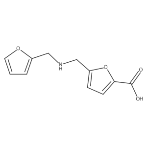5-{[(2-Furylmethyl)amino]methyl}-2-furoic acid Structure