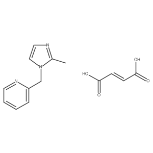 2-(2-Methylimidazol-1-ylmethyl)pyridine fumarate Structure