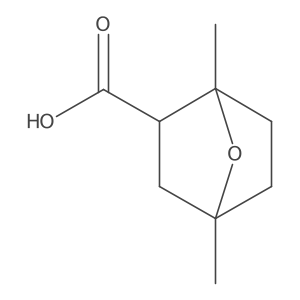 1,4-Dimethyl-7-oxabicyclo[2.2.1]heptane-2-carboxylic acid Structure
