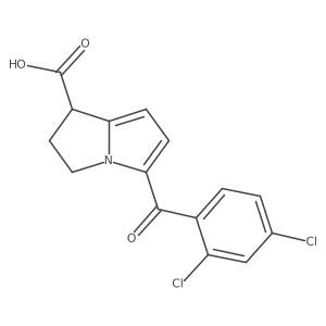 1H-Pyrrolizine-1-carboxylic acid, 5-(2,4-dichlor结构式