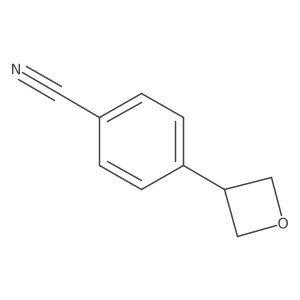 4-(Oxetan-3-YL)benzonitrile结构式
