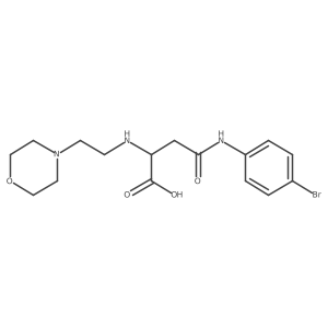 4-((4-Bromophenyl)amino)-2-((2-morpholinoethyl)amino)-4-oxobutanoic acid结构式