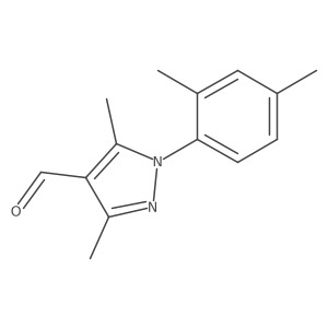 1-(2,4-dimethylphenyl)-3,5-dimethyl-1H-pyrazole-4-carbaldehyde Structure