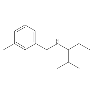 (2-Methylpentan-3-yl)[(3-methylphenyl)methyl]amine结构式