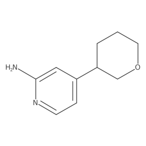 4-(Oxan-3-yl)pyridin-2-amine结构式