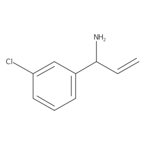 (1R)-1-(3-Chlorophenyl)prop-2-enylamine Structure