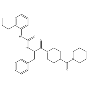 N-(2-Ethoxyphenyl)-Na(2)-[(1S)-2-oxo-1-(phenylmethyl)-2-[4-(1-piperidinylcarbonyl)-1-piperidinyl]ethyl]urea结构式