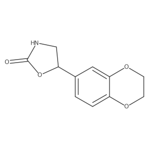 5-(2,3-Dihydro-1,4-benzodioxin-6-yl)-1,3-oxazolidin-2-one结构式
