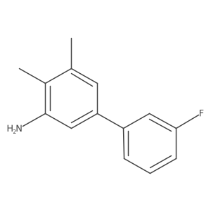 5-(3-Fluorophenyl)-2,3-dimethylaniline Structure