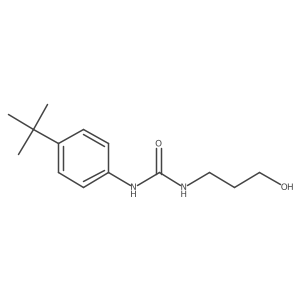1-(4-Tert-butylphenyl)-3-(3-hydroxypropyl)urea结构式
