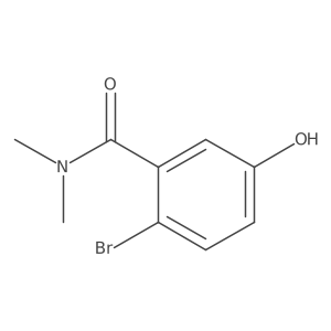 2-Bromo-5-hydroxy-N,N-dimethylbenzamide Structure