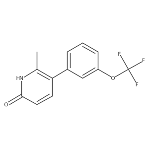 6-Hydroxy-2-methyl-3-(3-(trifluoromethoxy)phenyl)pyridine Structure