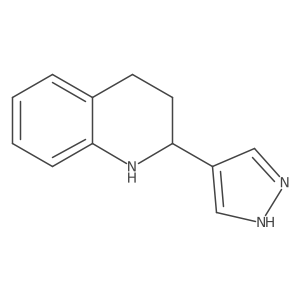 2-(1H-pyrazol-4-yl)-1,2,3,4-tetrahydroquinoline Structure