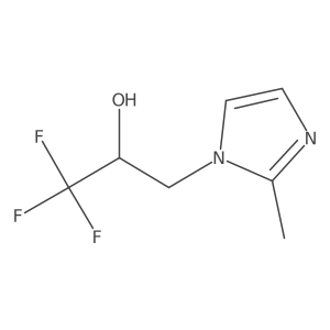 1,1,1-trifluoro-3-(2-methyl-1H-imidazol-1-yl)propan-2-ol Structure
