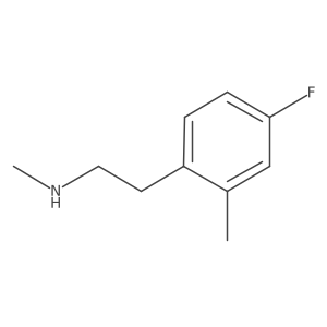 [2-(4-Fluoro-2-methylphenyl)ethyl](methyl)amine Structure