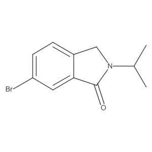 6-Bromo-2-isopropylisoindolin-1-one结构式
