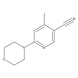 4-Methyl-6-morpholinonicotinonitrile结构式