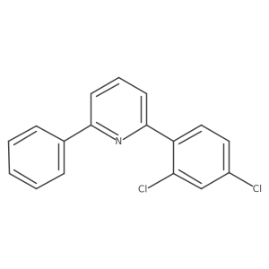 2-(2,4-Dichlorophenyl)-6-phenylpyridine结构式
