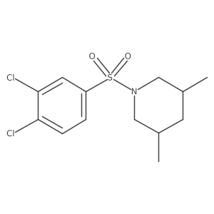 1-(3,4-Dichlorobenzenesulfonyl)-3,5-dimethylpiperidine Structure