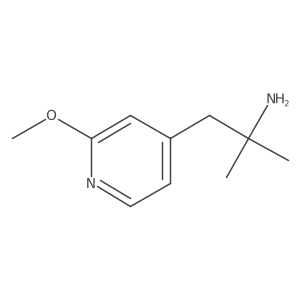 1-(2-Methoxypyridin-4-YL)-2-methylpropan-2-amine结构式