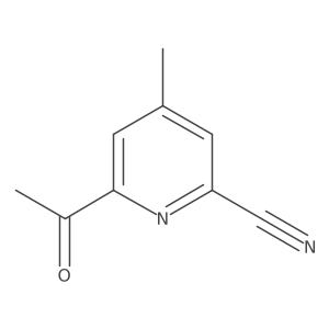 6-Acetyl-4-methylpyridine-2-carbonitrile Structure