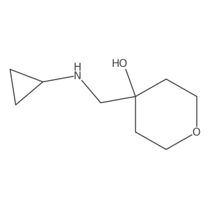 4-((Cyclopropylamino)methyl)tetrahydro-2H-pyran-4-ol Structure