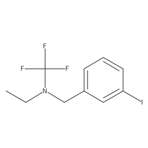 N-(3-iodobenzyl)-N-(trifluoromethyl)ethanamine Structure