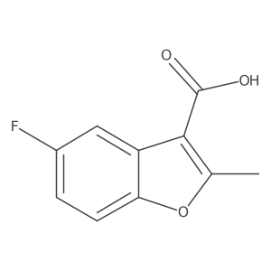 5-Fluoro-methyl-benzofuran-3-carboxylic acid Structure